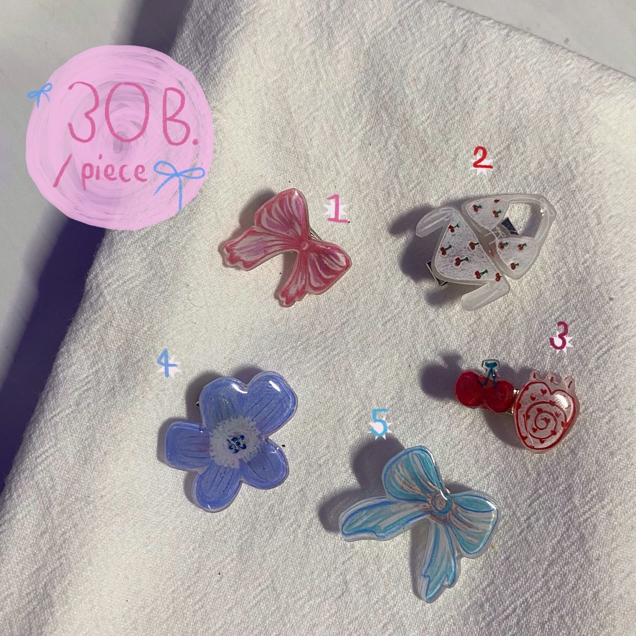 กิ๊บติดผม handmade 🌺